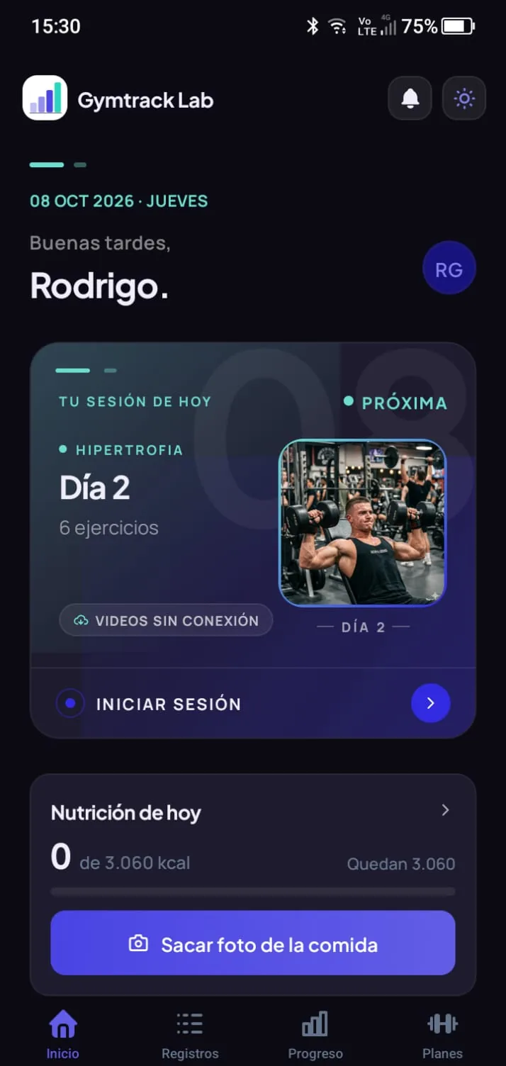 App del socio: Abre la app y sabe qué entrena hoy