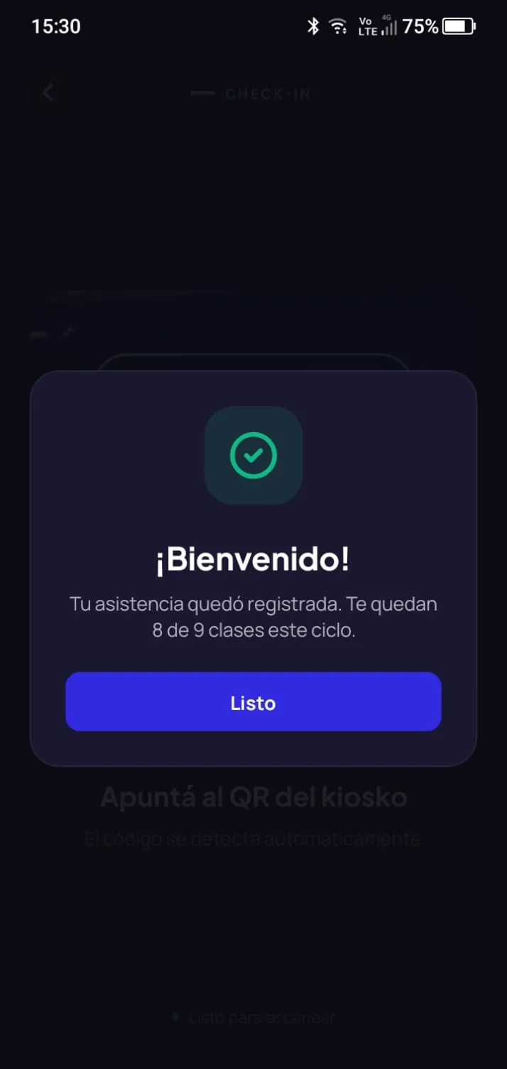App del socio: Entra escaneando un QR